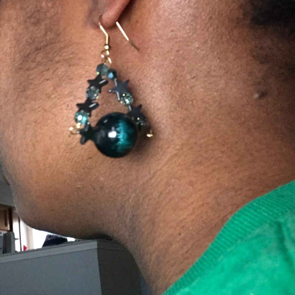 Rock star earrings